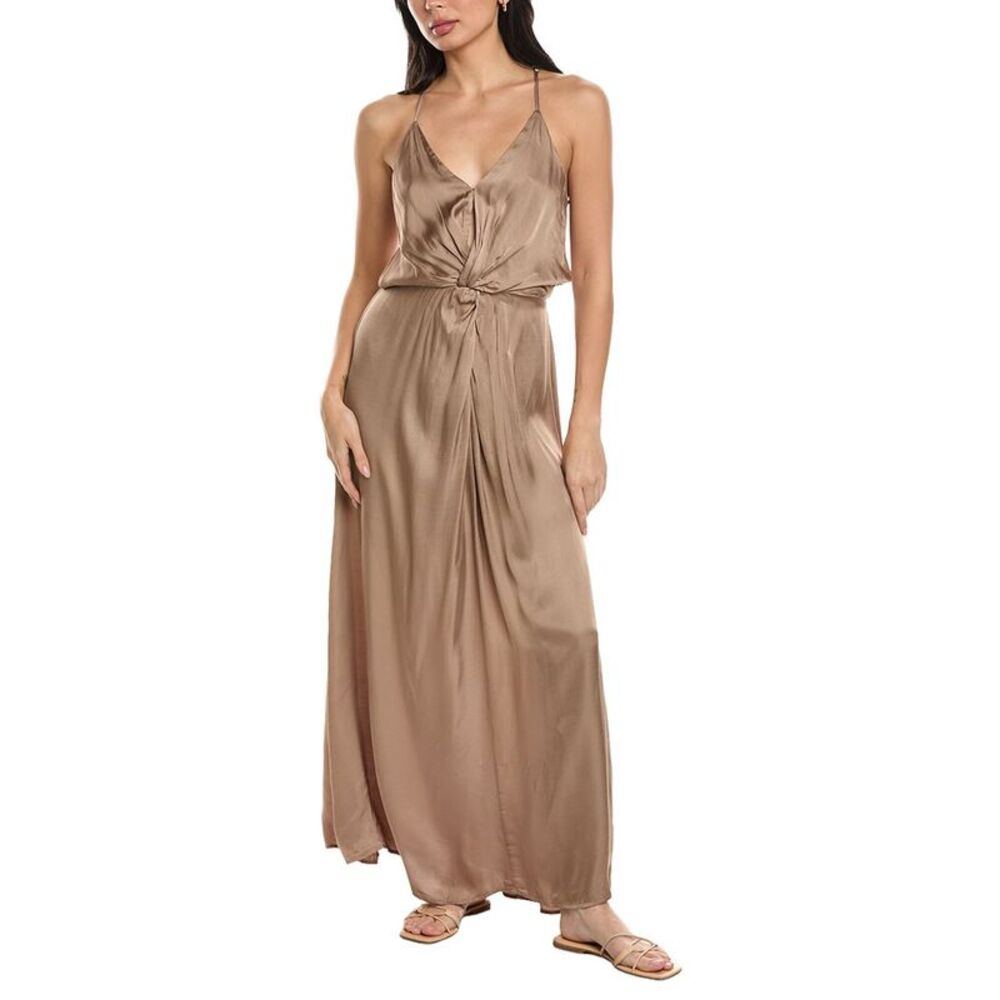 Young Fabulous & Broke Womens Shayna Maxi Dress, Brown